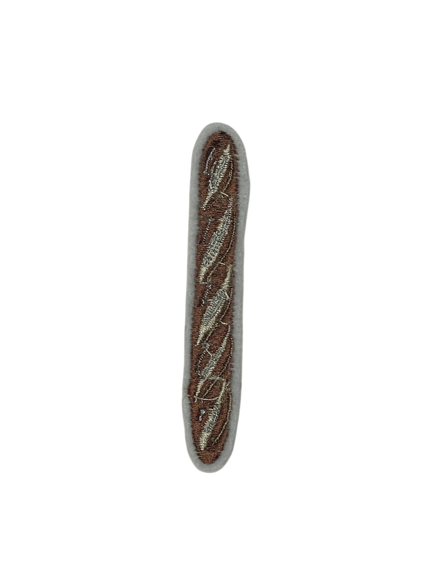 Baguette Embroidered Iron-on Patch
