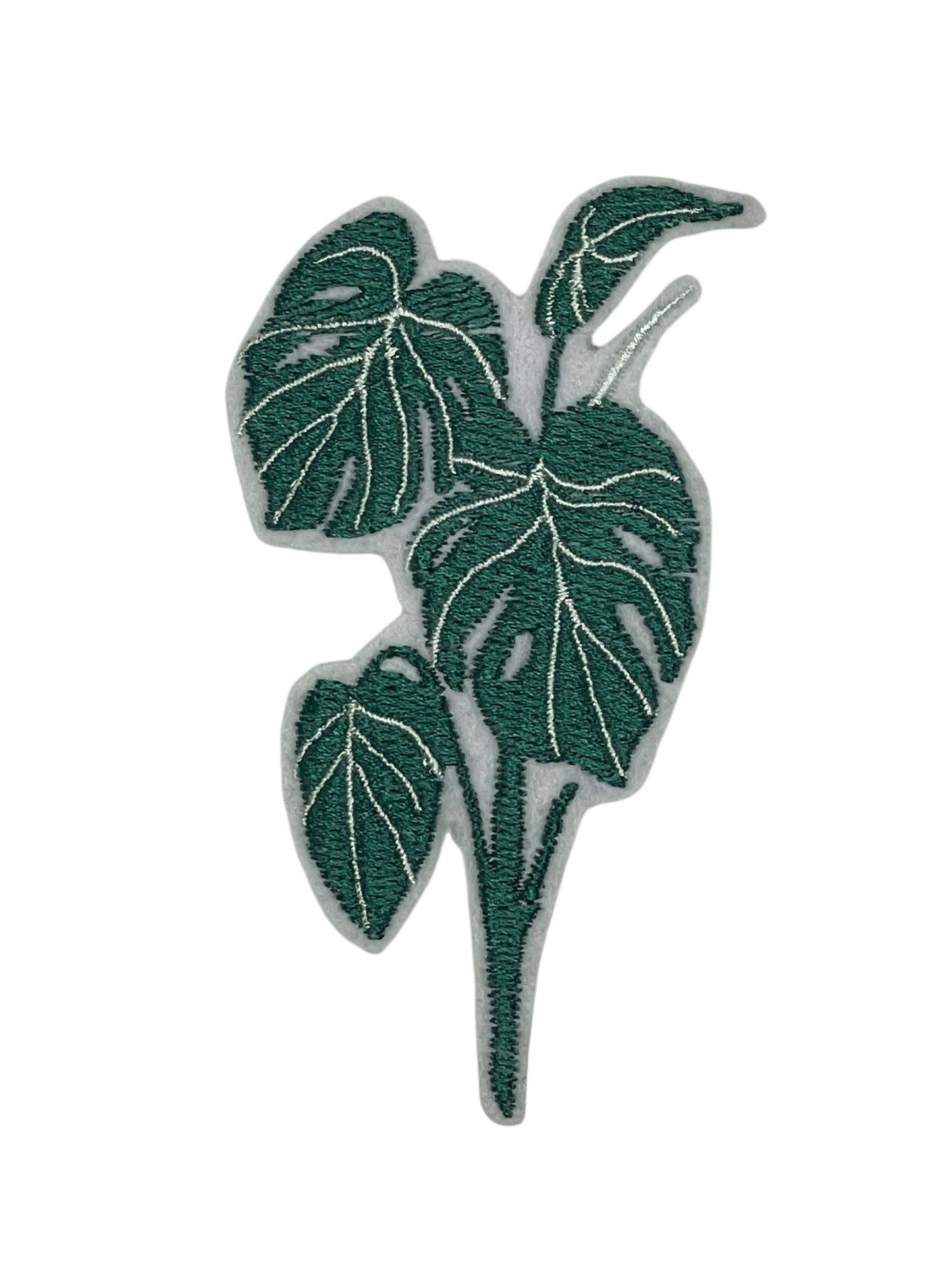 Embroidered Plant Iron-on Patch