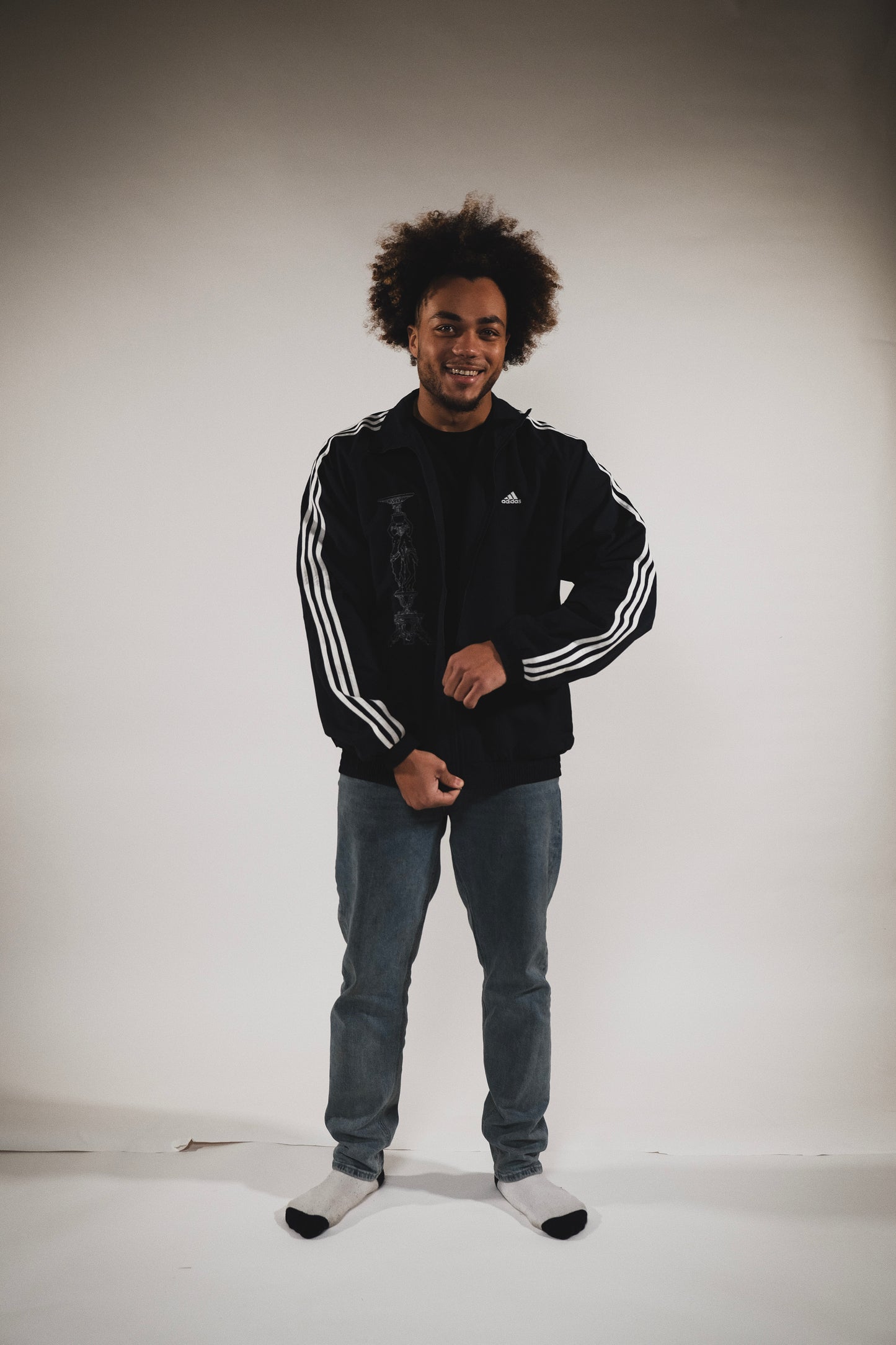 Adidas Reworked Tracksuit Top Jacket XL Navy