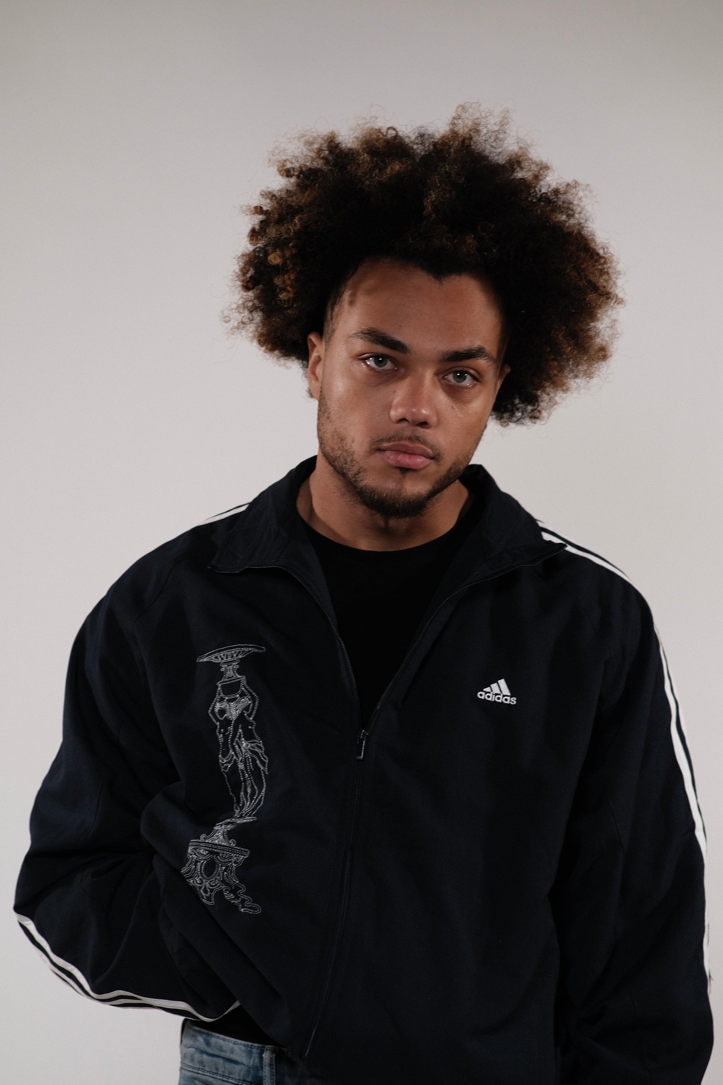 Adidas Reworked Tracksuit Top Jacket XL Navy