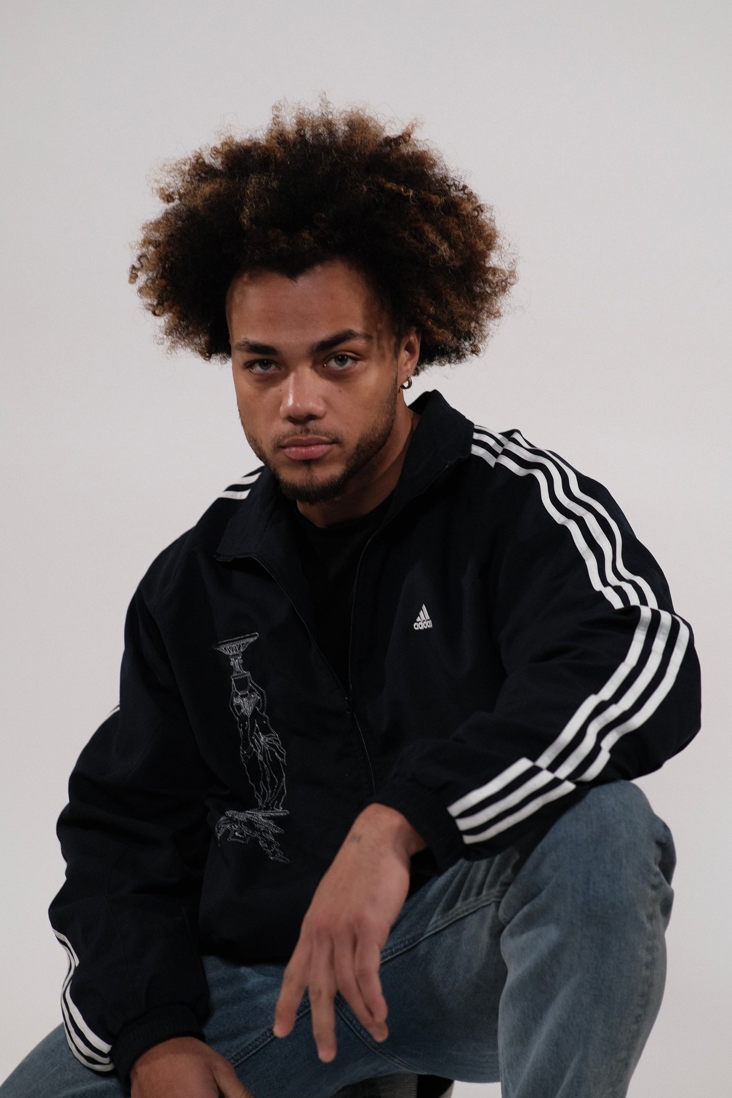 Adidas Reworked Tracksuit Top Jacket XL Navy