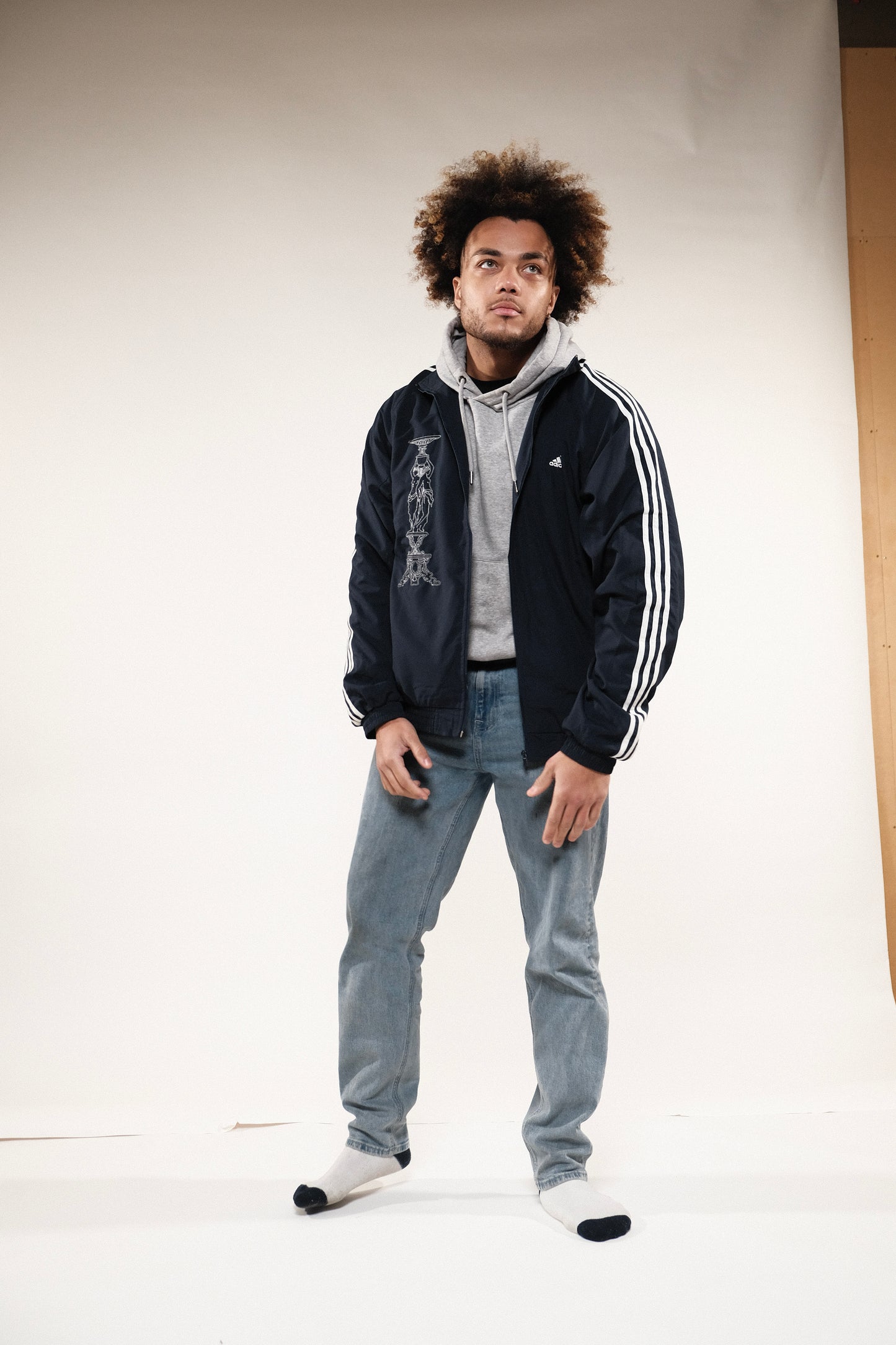 Adidas Reworked Tracksuit Top Jacket XL Navy