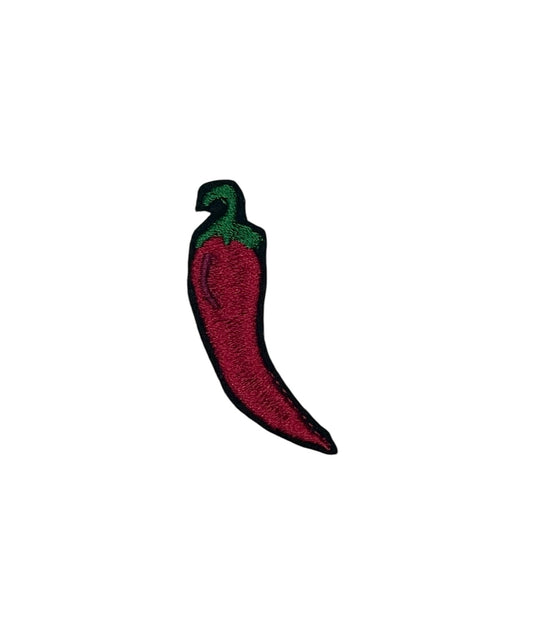 Chilli Embroidered Iron-on Patch