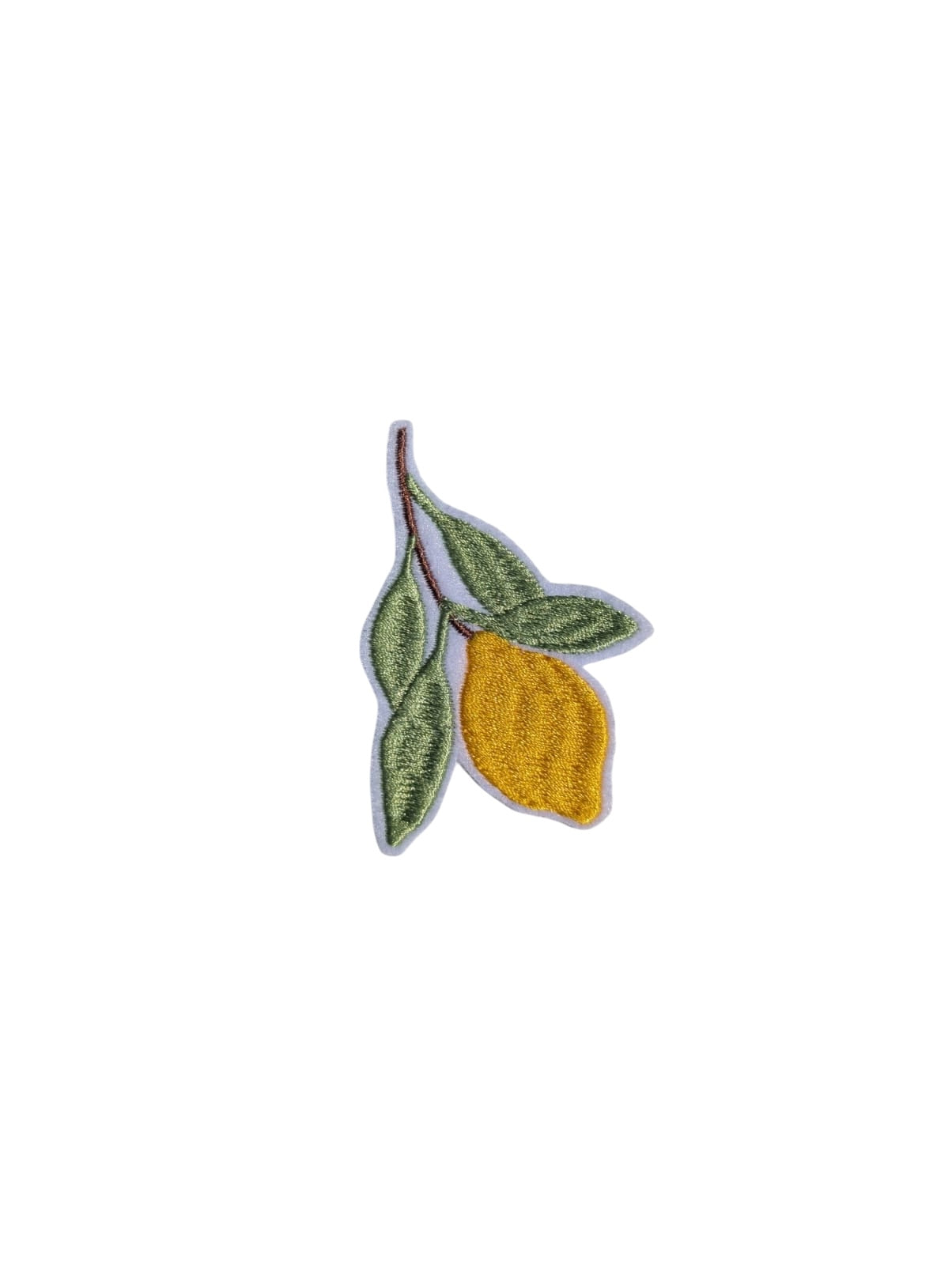 Lemon Embroidered Iron-on Patch