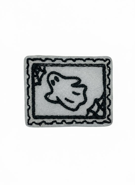 Embroidered Halloween Ghost Iron-on Patch