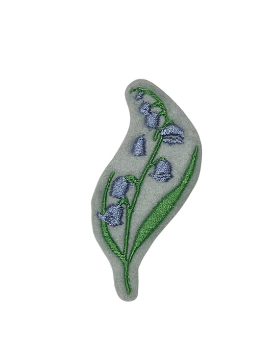 Bluebell Embroidered Iron-on Patch