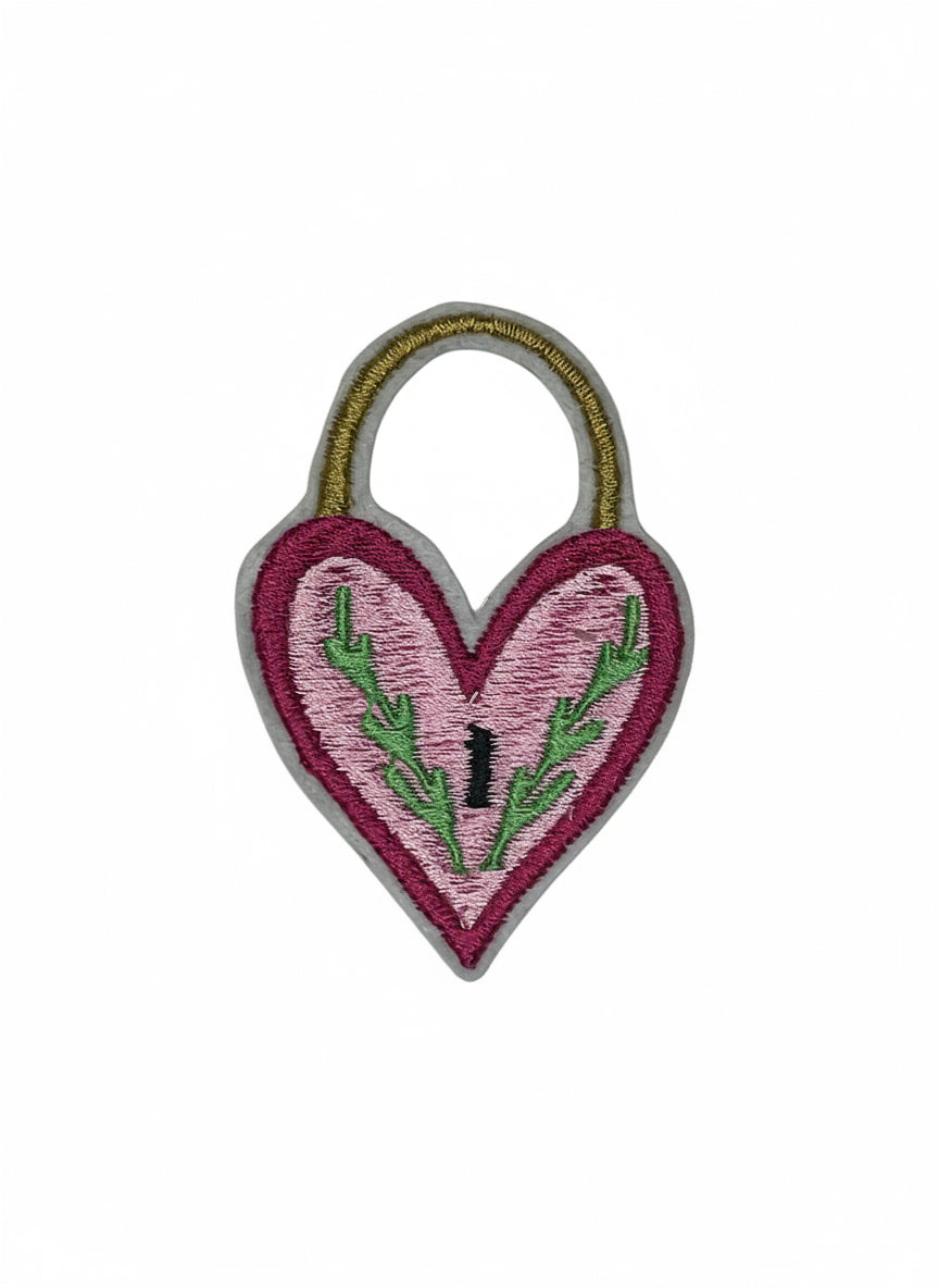 Embroidered Locket Iron-on Patch